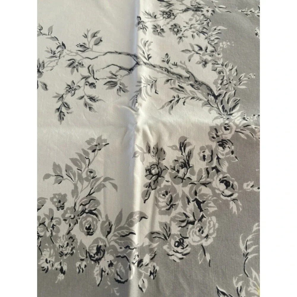 Vintage Tablecloth 1950's California Hand Prints 45